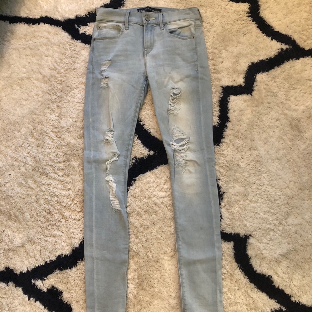 Express ripped jeans